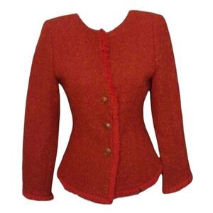 NWT Bicci Florine Wachter blazer awesome fitted wool / mohair blend jacket 4